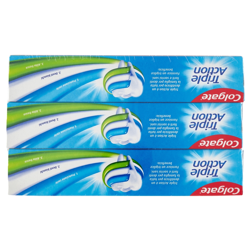 Colgate dentifricio Triple Action protezione carie 4x75 ml
